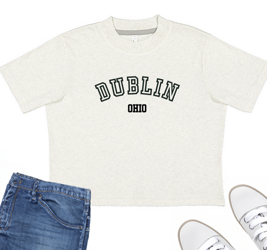 DUBLIN BLOCK OUTLINE T-SHIRT