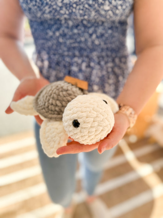 Turtle - Handmade Crochet Plushie