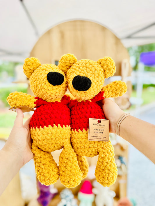 Pooh Bear Crochet Lovey