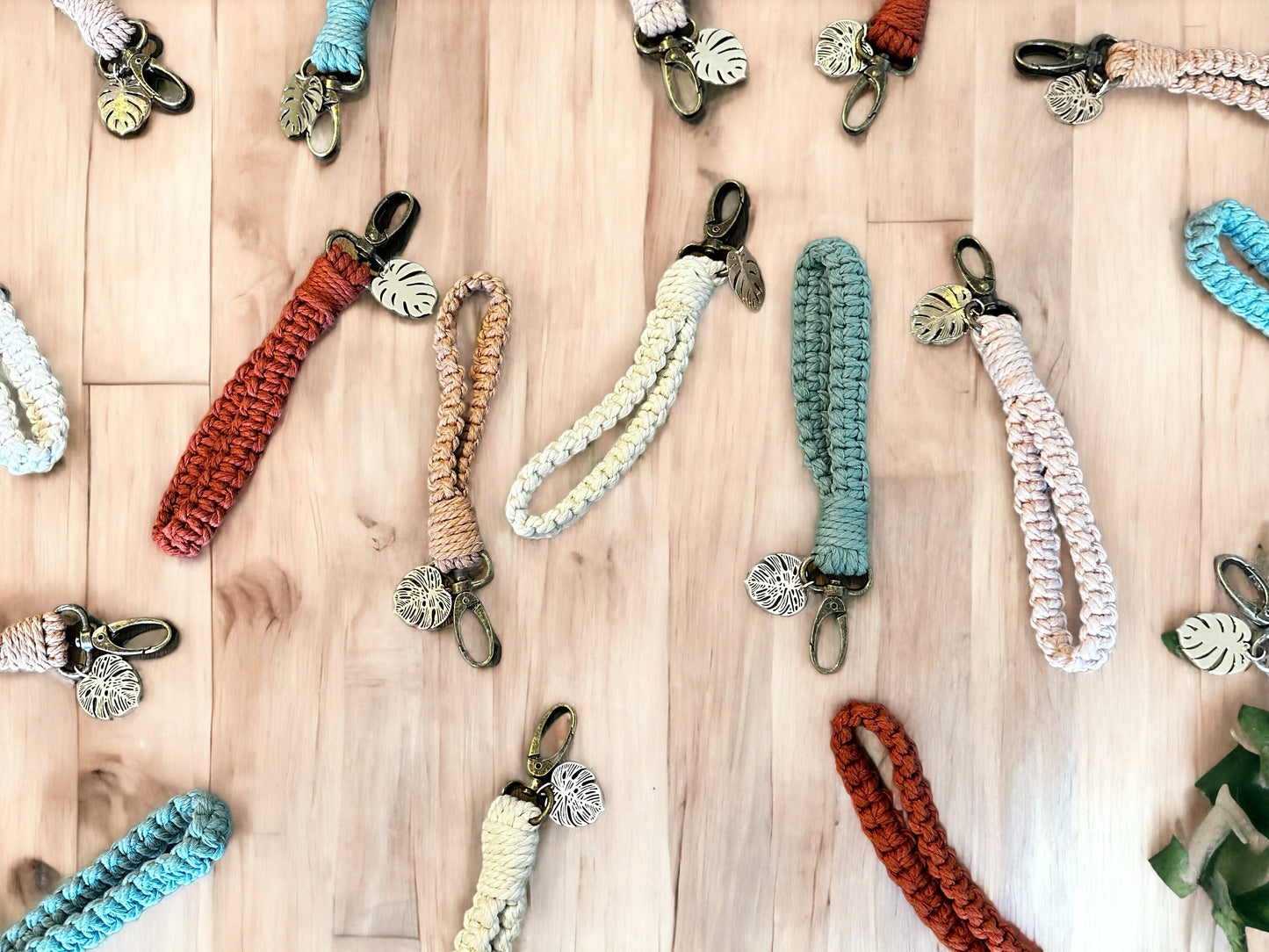 Macramé Wristlet Keychain