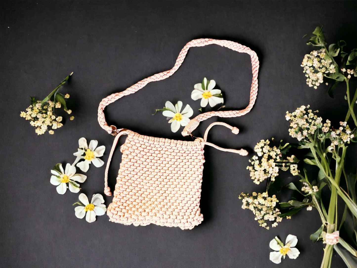 The Morgan Bag - Handmade Macrame Purse