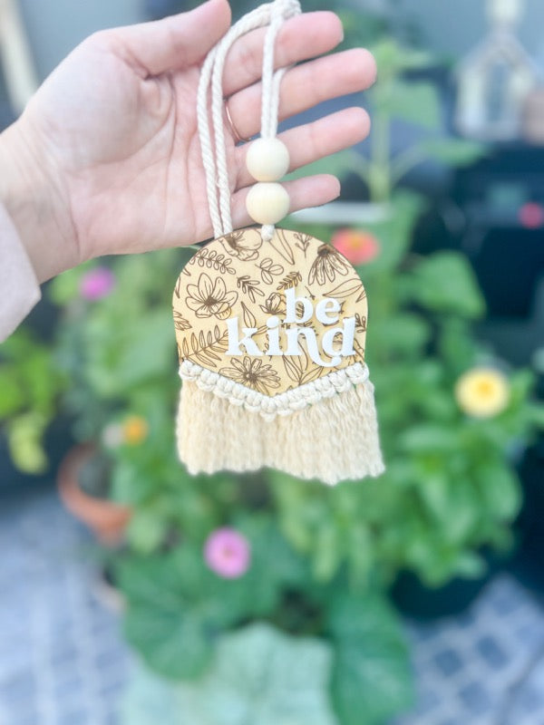 Be Kind Car Charm