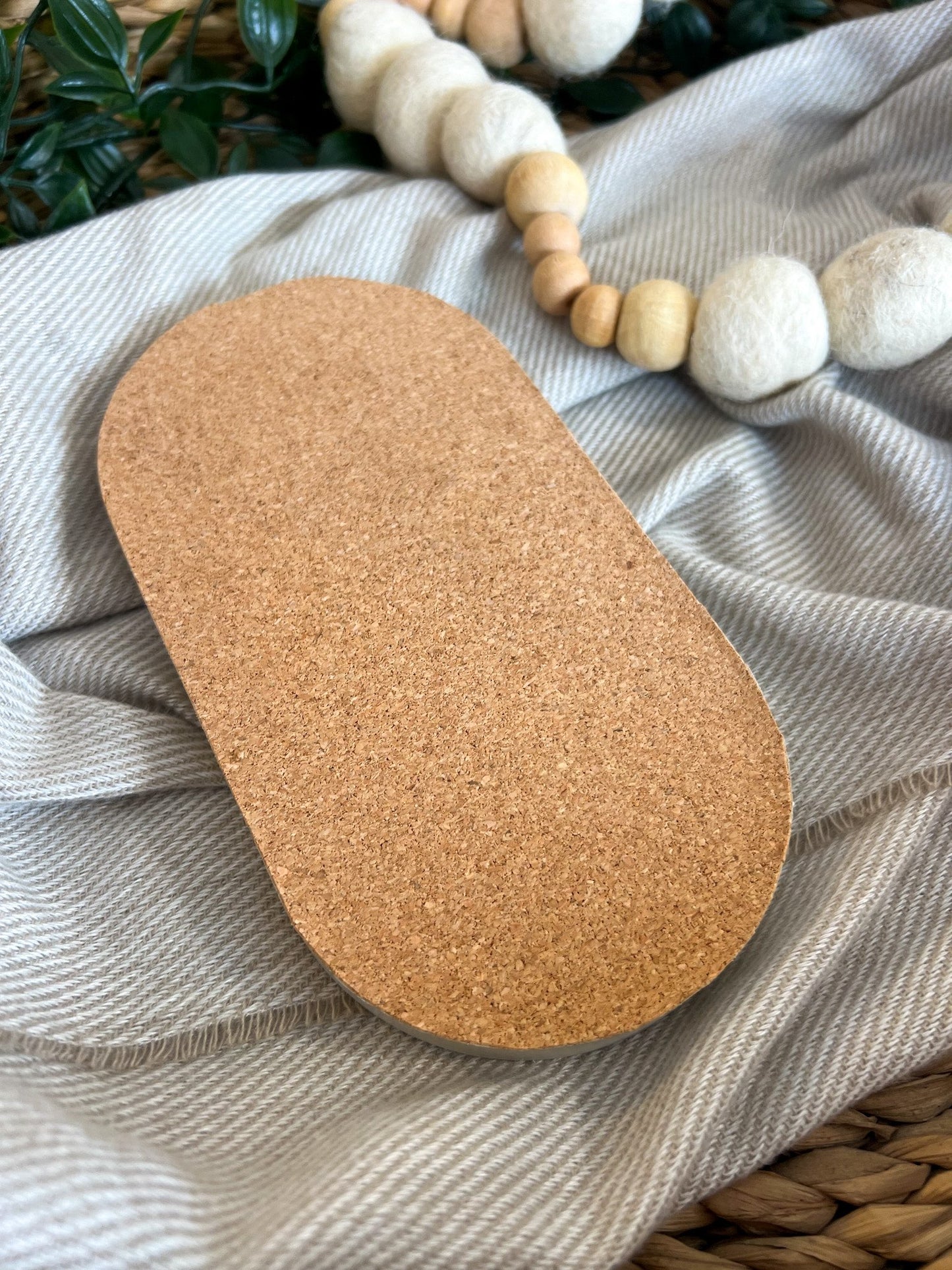 Handmade Concrete Oval Trinket Tray