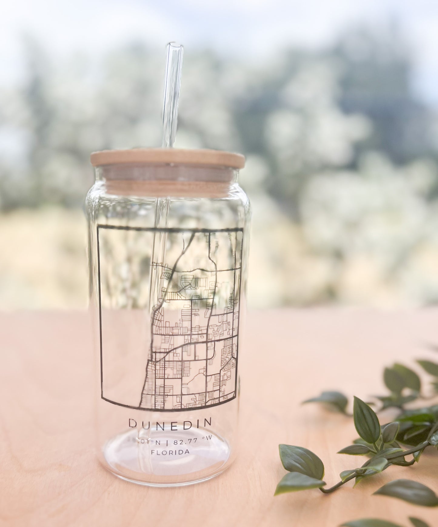 City Map Glass Tumbler