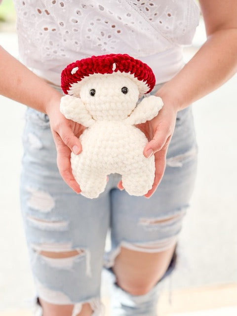 Mushroom Person Handmade Crochet Plushie