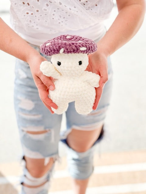 Mushroom Person Handmade Crochet Plushie