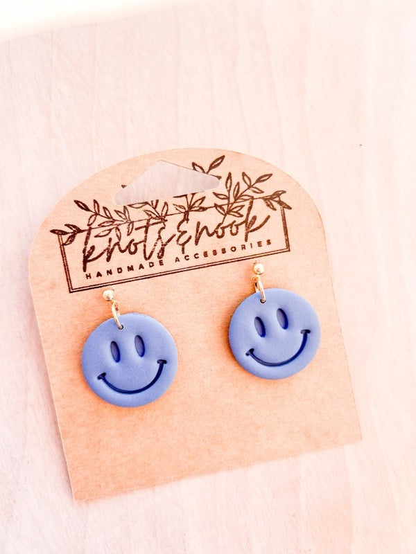 Hippie Smiley Face Earrings